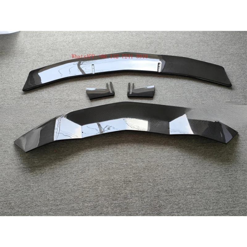 For Upgrade to  Style Carbon Fiber  Rear Spoiler Body Kit