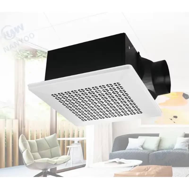 for NANYOO Ceiling Mounted All Metal Multi Wing Fan Blower 15W 220V for Air Circulation in Supermarkets