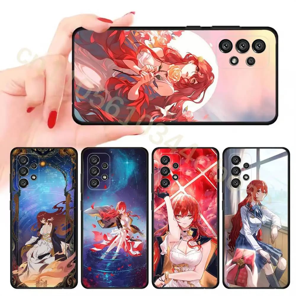 Honkai Star Rail Himeko Phone Case for Samsung Galaxy A20,21s,22,31,32,52,71,80,A91,5G Colorful Cover Smartphone Pretty