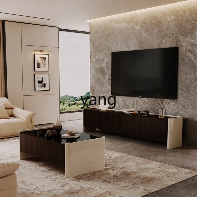 XYY living room TV cabinet coffee table combination high-end modern minimalist floor cabinet