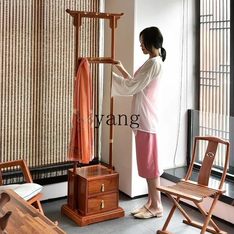 LTT solid wood Chinese bedroom living room home entrance floor with locker hanger