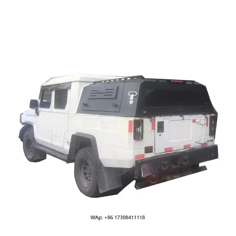 Pickup Truck Bed Cover Aluminum Truck Canopy Topper Hardtop Cap for Tacoma GMC Colorado F150