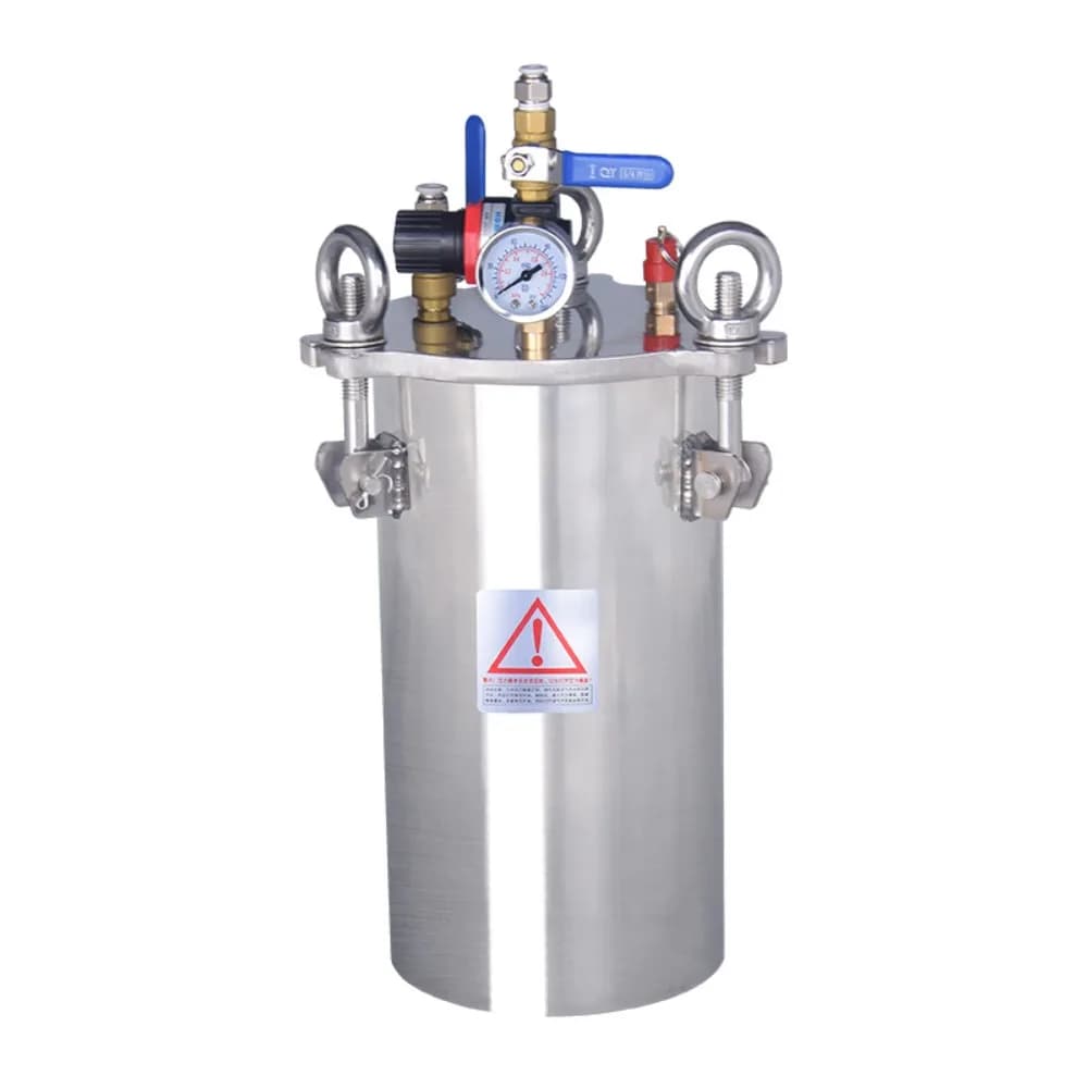 5L Industrial 304 Stainless Steel Pressure Vessel 5L Foaming Machine
