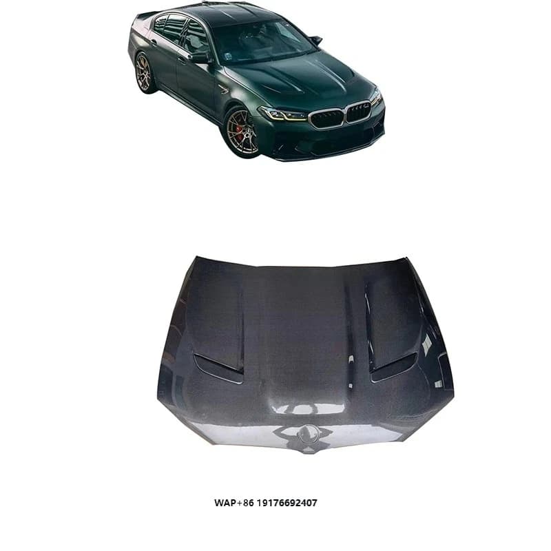 High quality CS Style Carbon Fiber Hood for F90 M5 G30 Engine Cover Bonnet Perfect Fitment