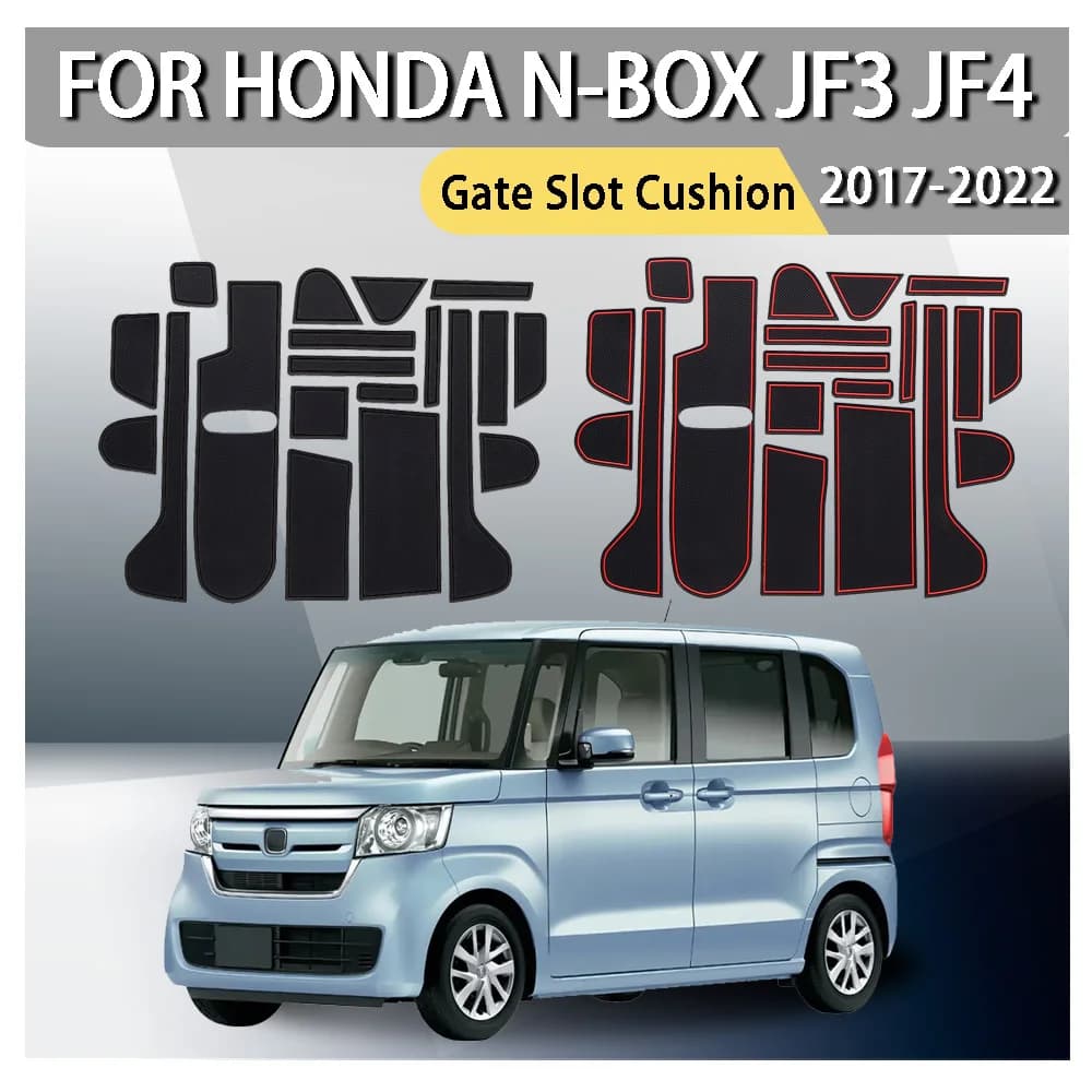 Cars Accessories Car Upgrade Gate Slot Cushion For Honda N-BOX JF3 JF4 2017 2018 2019 2020 2021 2022 Car Decoration Car Styling