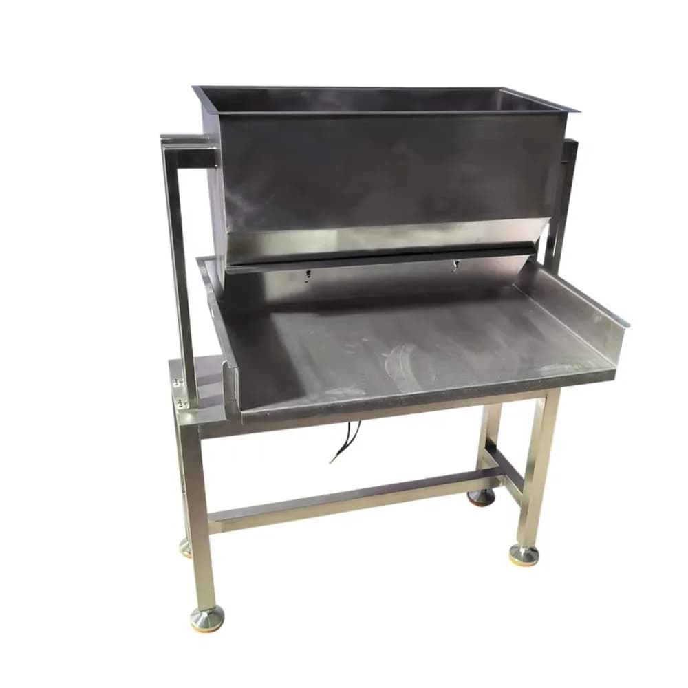 Small Custom-Size Electromagnetic Linear Vibratory Feeder Stainless Steel Feed Tank Industrial Machinery Equipment