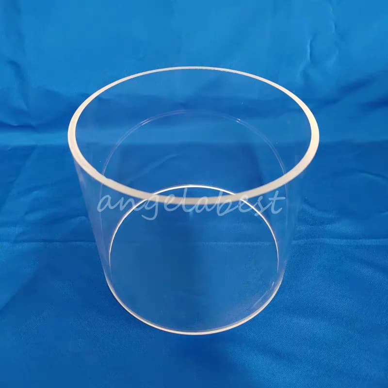 Quartz Tube Pipe OD 15mm to 50mm Silica Single-Bore Sight Glass Pipe /High Temperature Glass Tubes