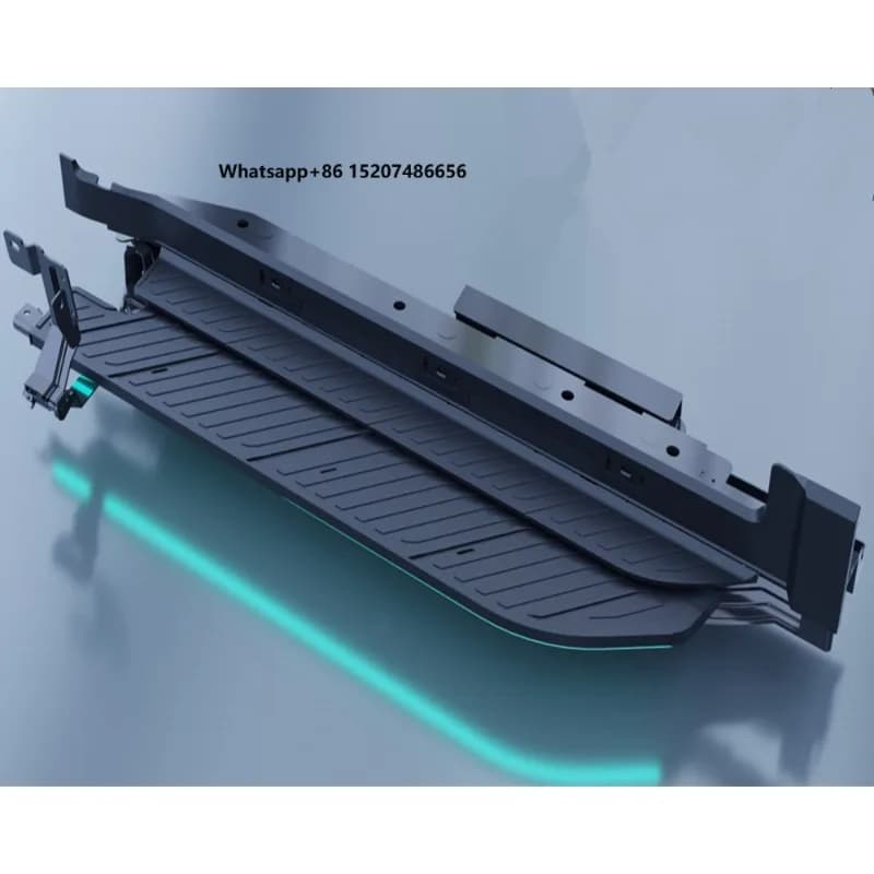 Factory Directly Side Step Electric Pedal 30/40 High Quality With Atmosphere Lights White/blue Car Foot Step