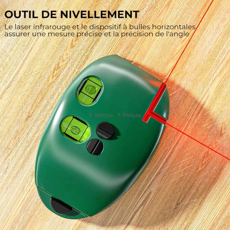 Vertical Mouse Laser Level Infrared Horizontal Line Right Angle Bubble Level Leveling 20M Long Distance 2 Lines Laser Levels