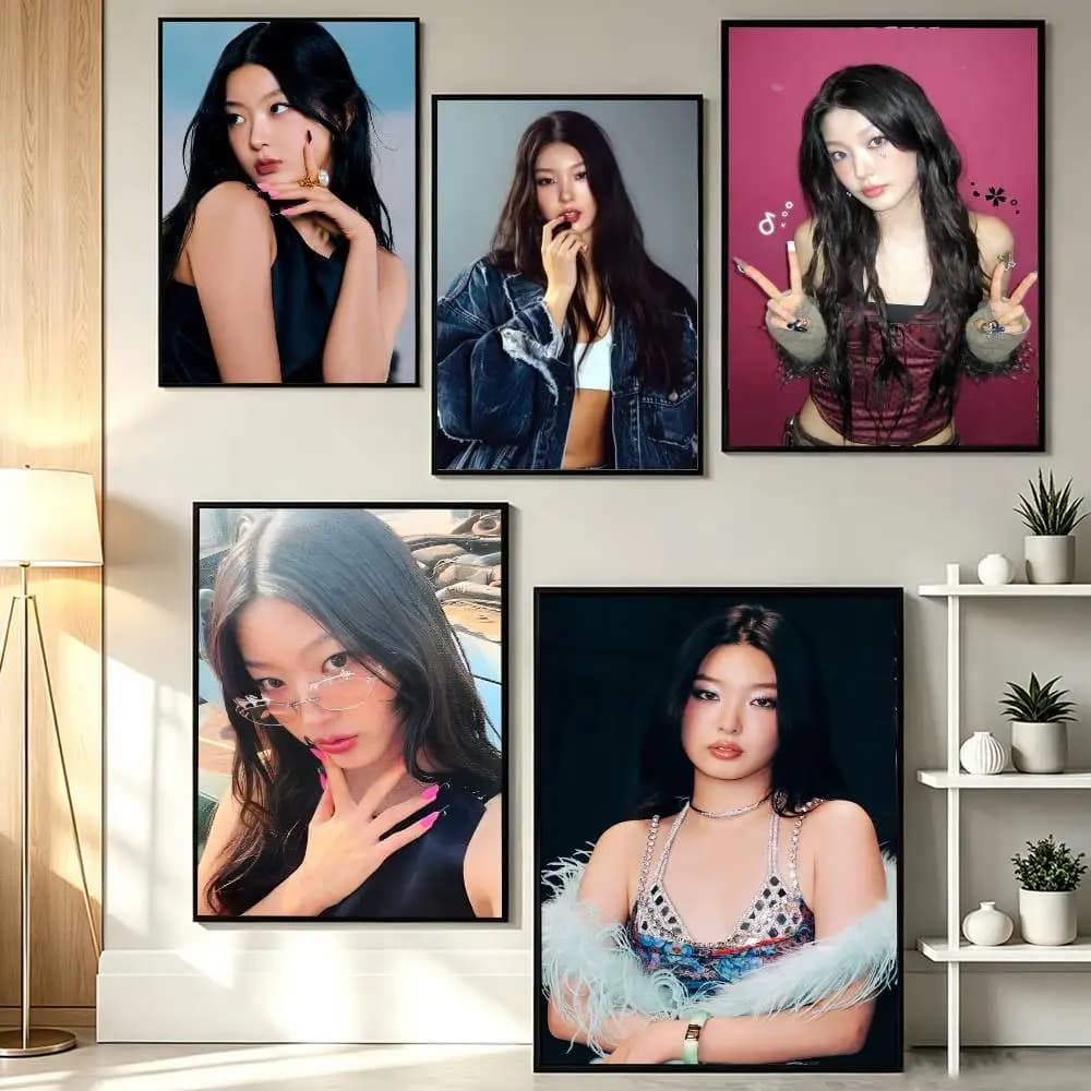 Singer J-Jeong Yoonchae Poster HD Self Adhesive Waterproof Wall Art Ideal for Home Office Dorm Gift