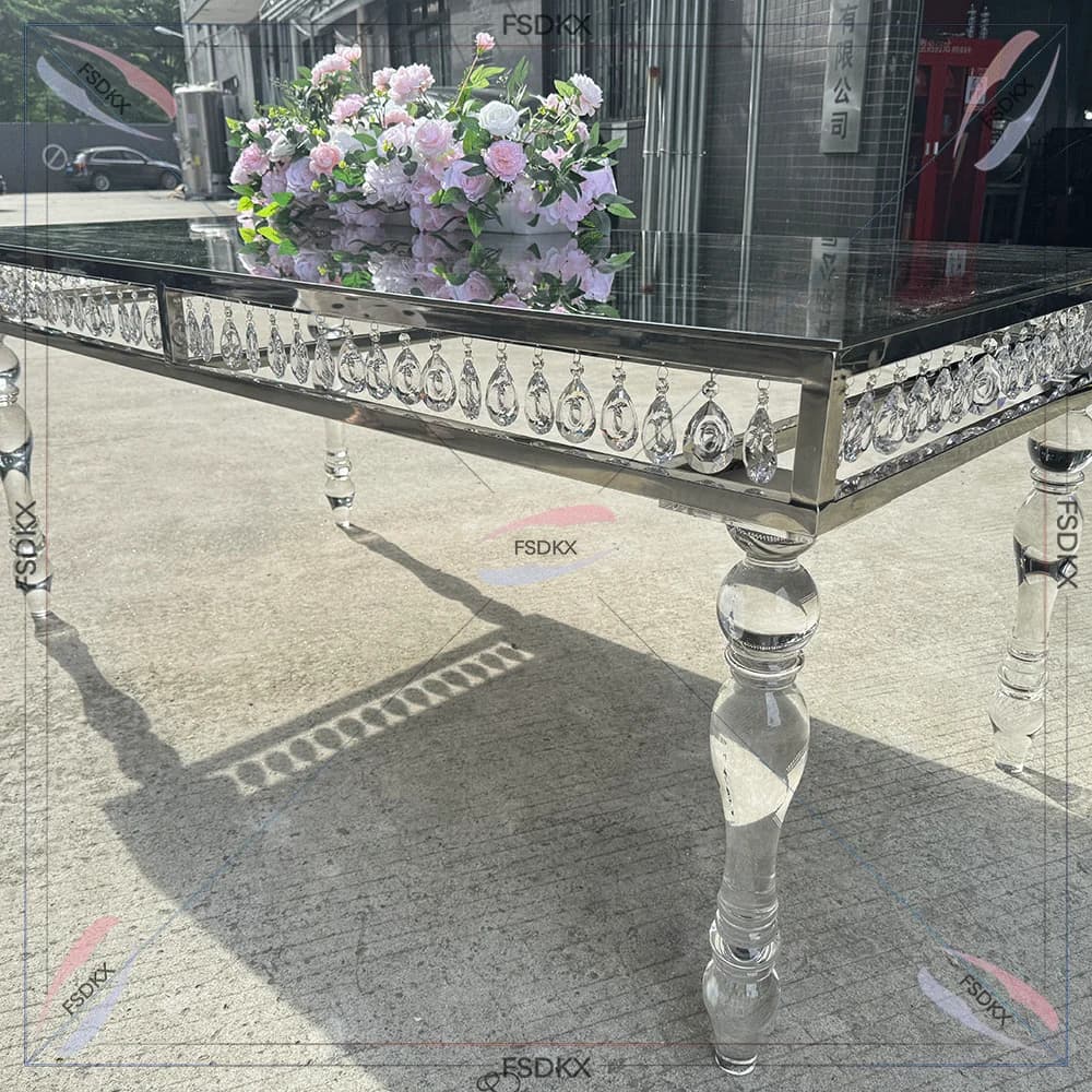Party Event Decorate Crystal Table Acrylic Bridal table / acrylic Dining Table For Wedding
