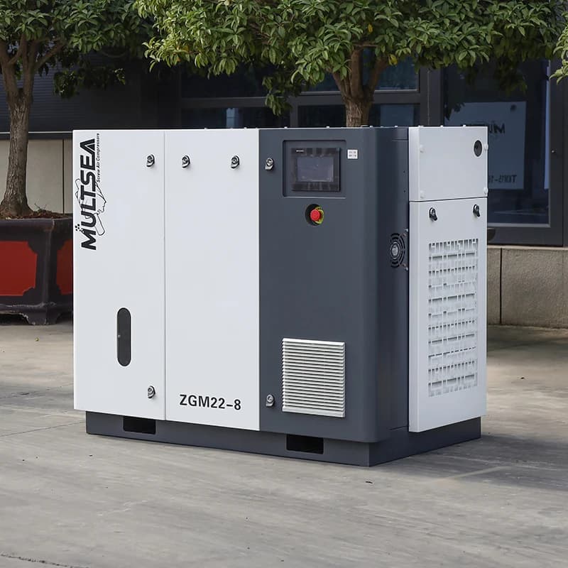 Industrial Silent Rotary Screw Air Compressor 10HP 20HP 30HP 40HP Low Noise