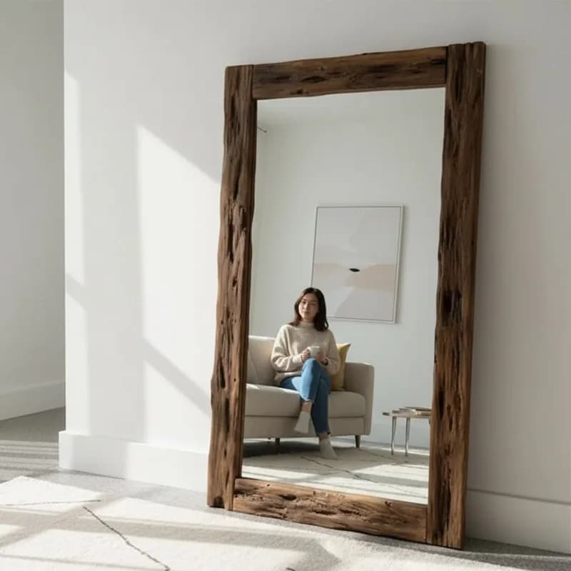 Portable Funky Decorative Mirrors Art Living Room Standing Girls Aesthetic Mirror Big Makeup Funky Cute Spiegels Home Products