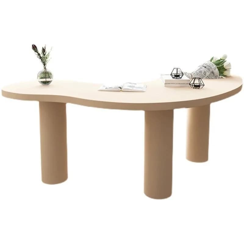 Desk curved creative computer desk designer household single special-shaped