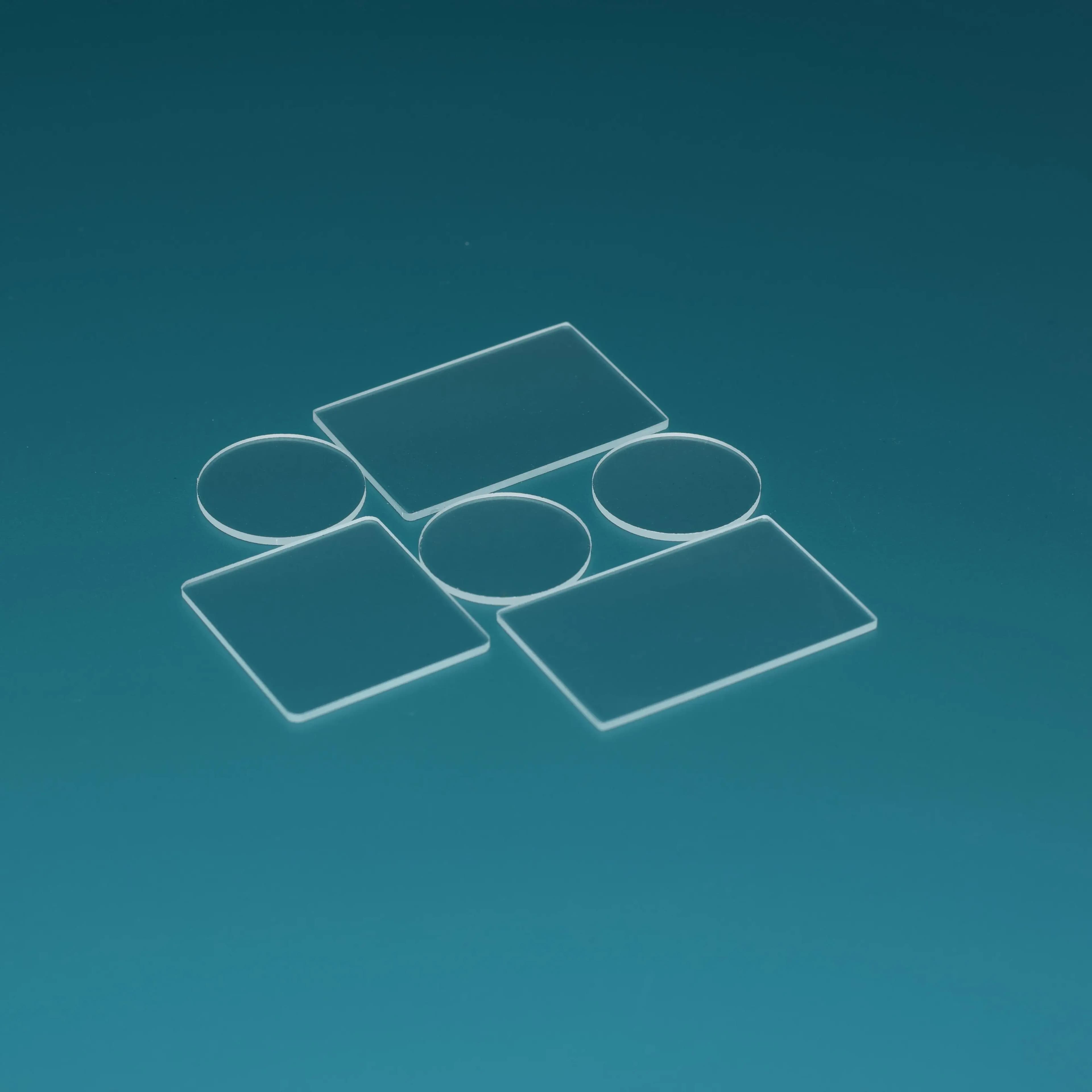 Customized L50mm 75mm 100mm T0.5/0.7/1.1mm Alkali-free Borosilicate Glass Substrate for TFT-LCD