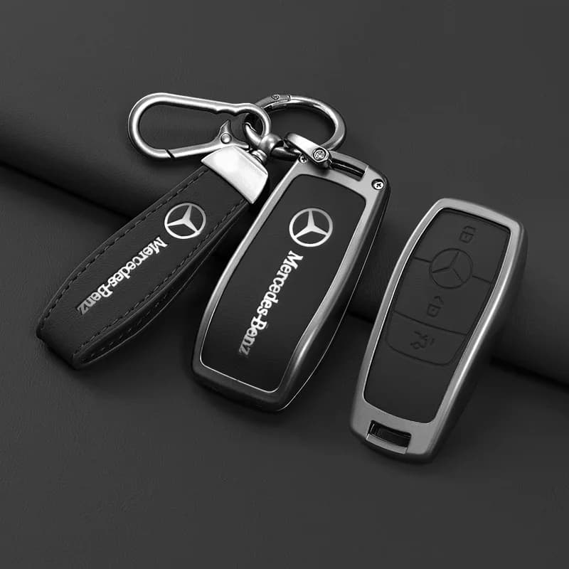 Key Fob Cover for Mercedes Benz A B C E S Class W204 W205 W212 W213 W176 GLC MAYBACH Keyless Soft Case