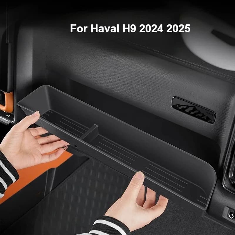 For Great Wall Haval H9 2024 2025 Passenger Storage Box Silicone Waterproof Co-pilot Organizer Interior Tidying Accessories