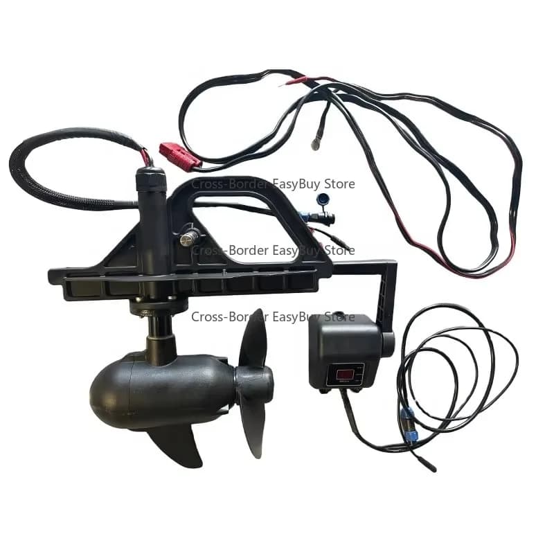 High Efficiency 12v/24v Electric Hybrid Motor for Pedal Kayak Fishing 1-Year Warranty