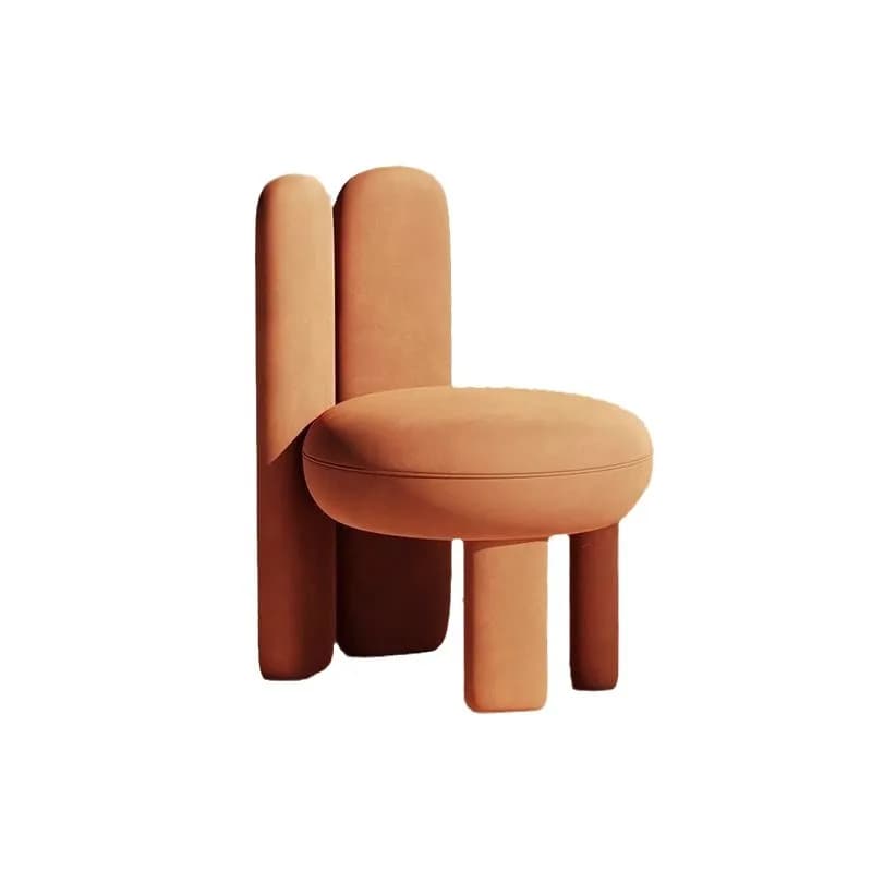 Internet celebrity rabbit ears makeup chair modern simple bedroom home chair cream style designer light luxury dresser stool