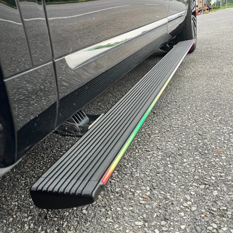 Aluminum Alloy Retractable Automatic Side Step with Led Light for  Discovery Sport 2022 Electric Running Boards