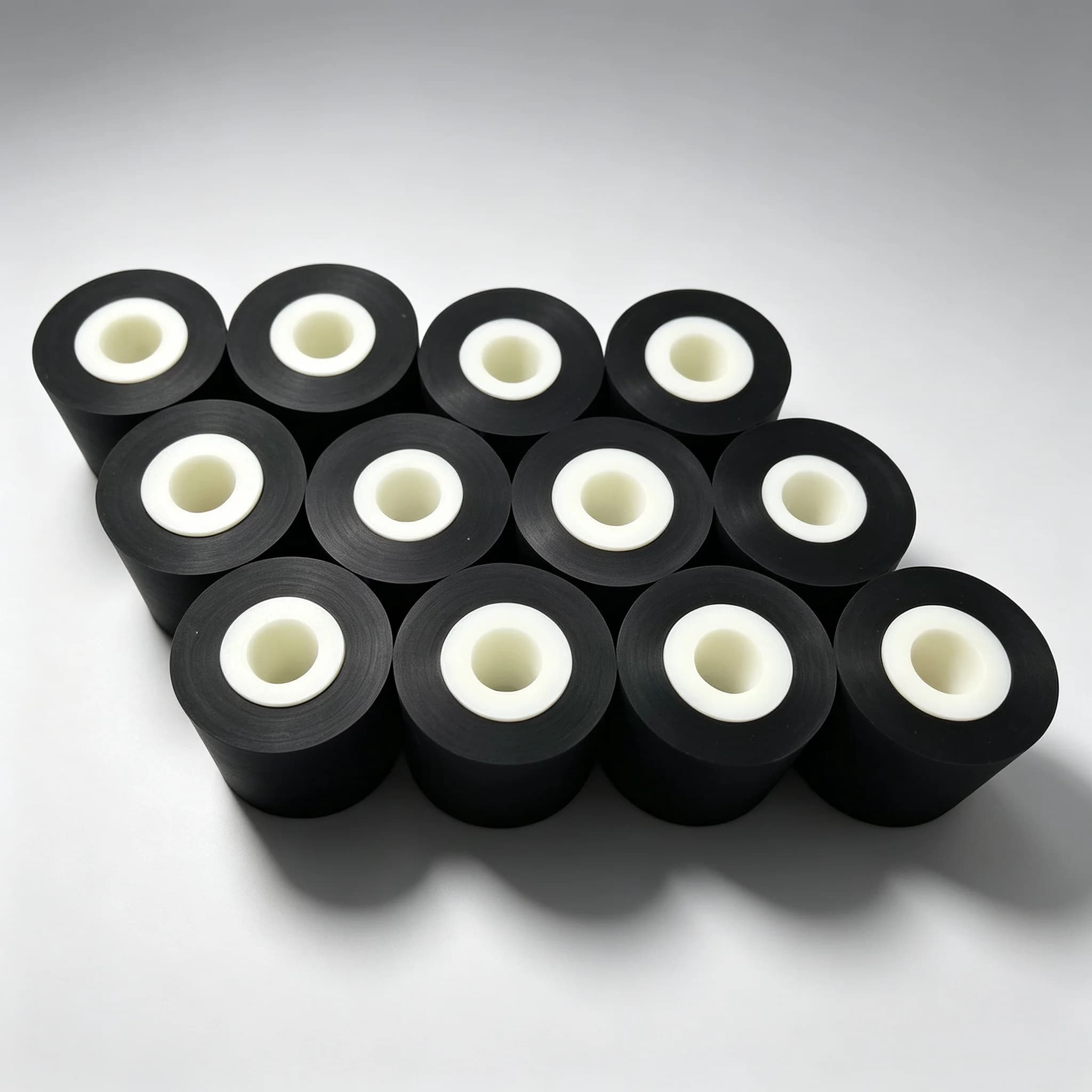 12/24pcs Black 36x32mm 36x36mm 36x40mm 36x35mm Hot Stamp Coder Ink Roll for 380 Coding Sealing Machine
