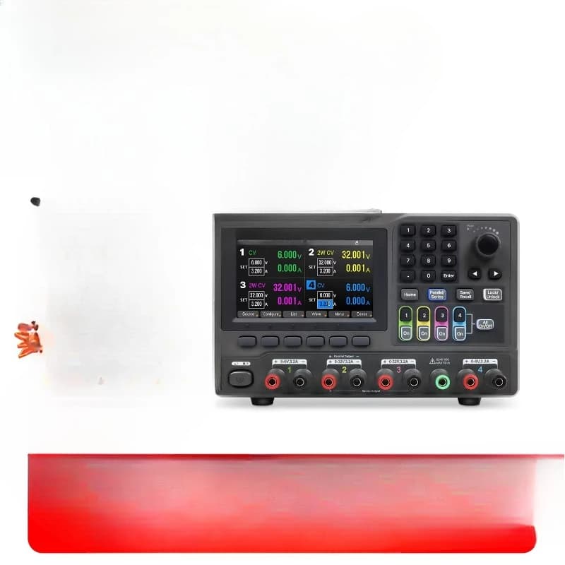Programmable linear DC power supply Four channels of 240W five-digit display