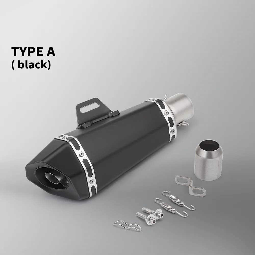 51mm Universal Motorcycle Exhaust Muffler Tube for MT07 MT09 Z900 Z400 for Ninjas400 Pcx125 CBR650 B10 Motorcycle Racing