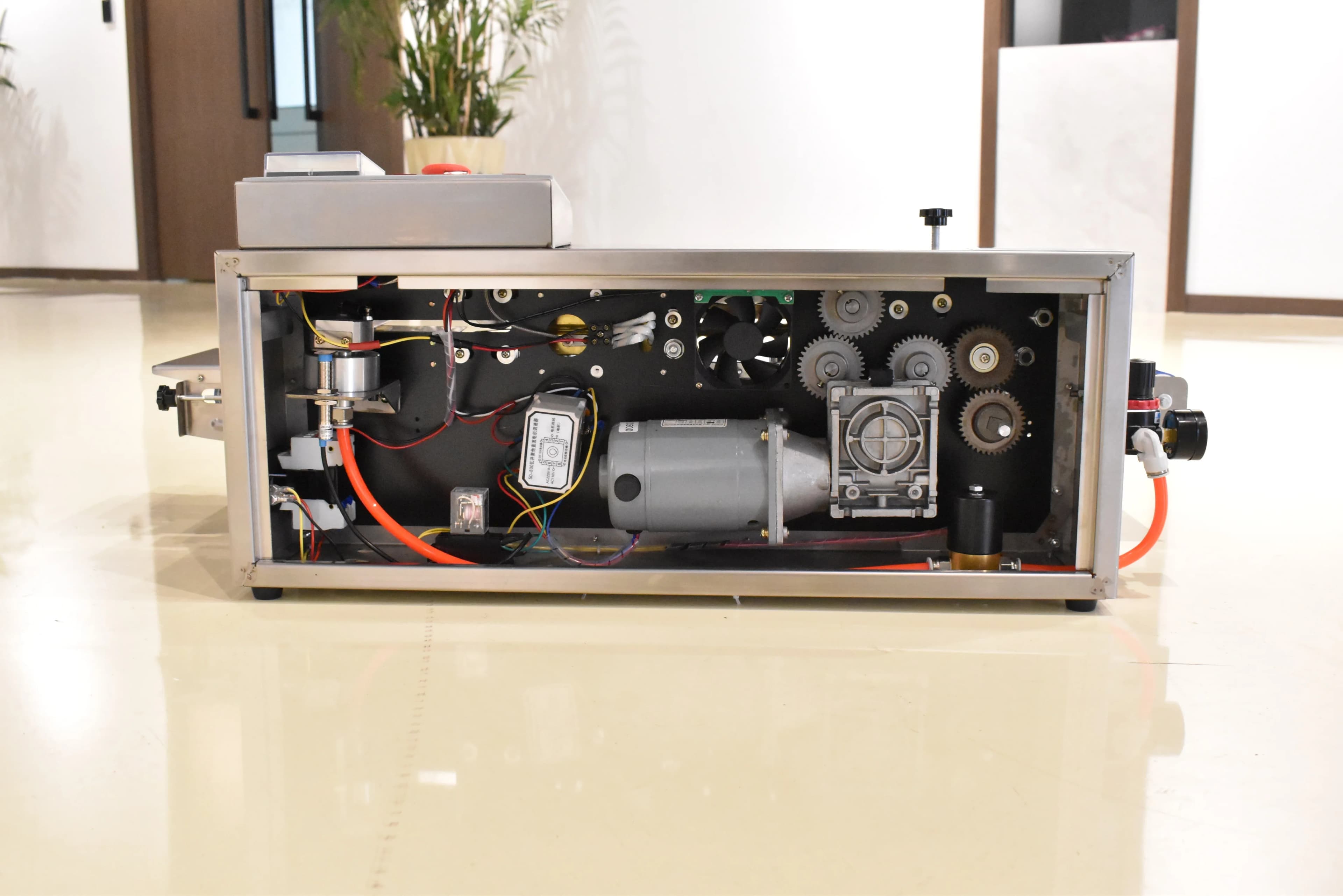 Gold SellerPotato Chips Plastic Bag Band Sealer Heat Sealing Packing Machine With Nitrogen Flushing