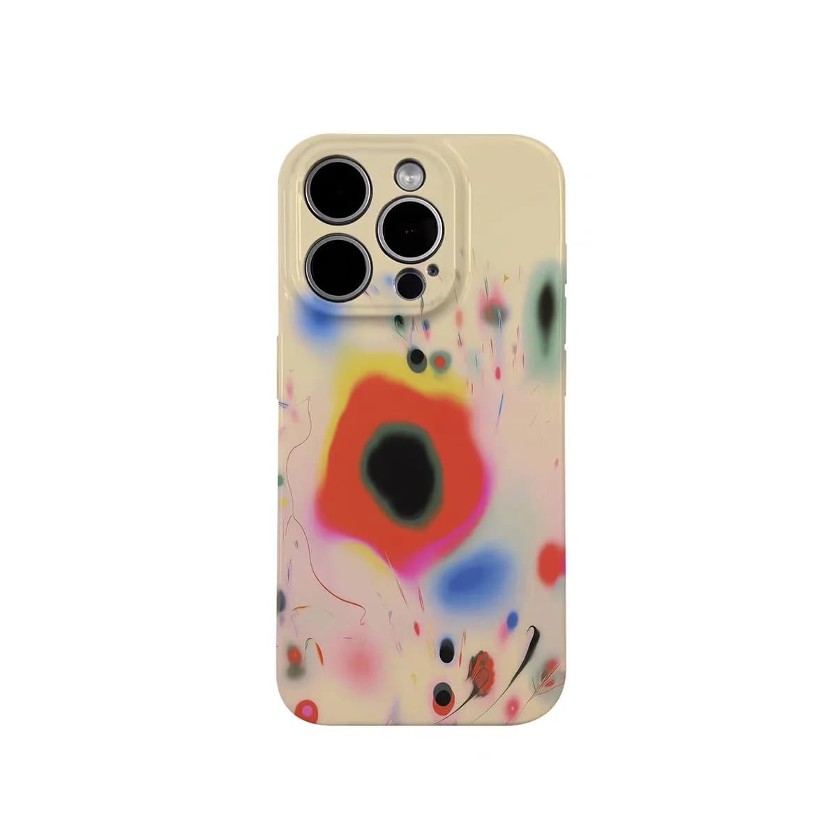 Creative Colorful Orange Hole Case for IPHONE 17 16ProMax 15 14 13 12 11 PRO Plus Acrylic TPU Two in One Magnetic Phone Cases