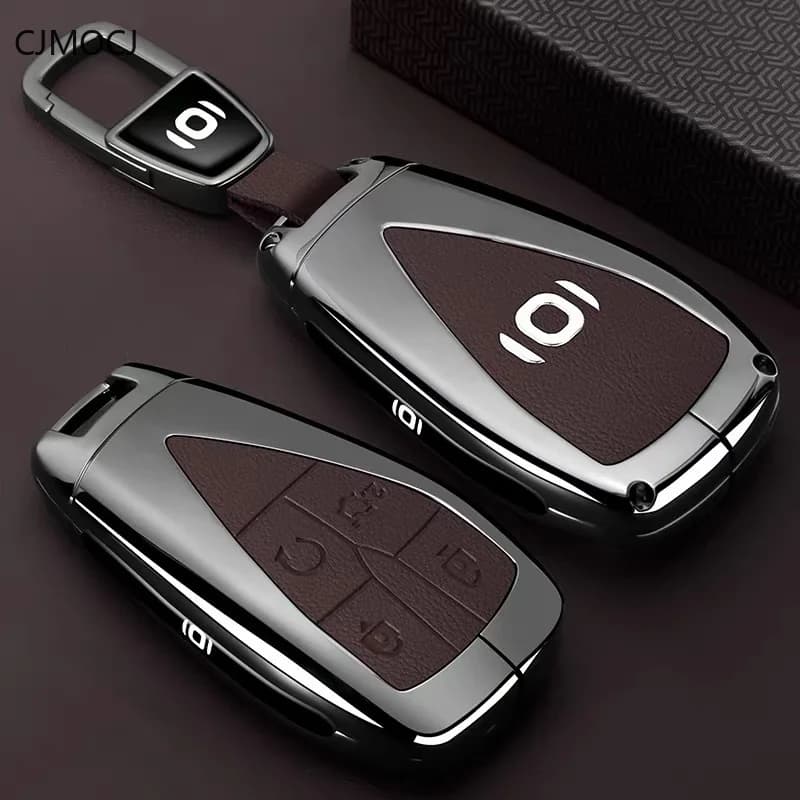 Premium Zinc Alloy Key Cover Case for Changan Qiyuan A05/Q05 Classic/Nevo Hunter K50 (2025) - Protective Key Fob Shell Keybag