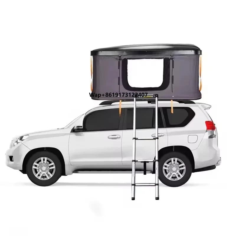 Ultralight Ultrathin Overland Car Soft Rooftop Tent Aluminum Roof Top Camper with Straight Bracing Style