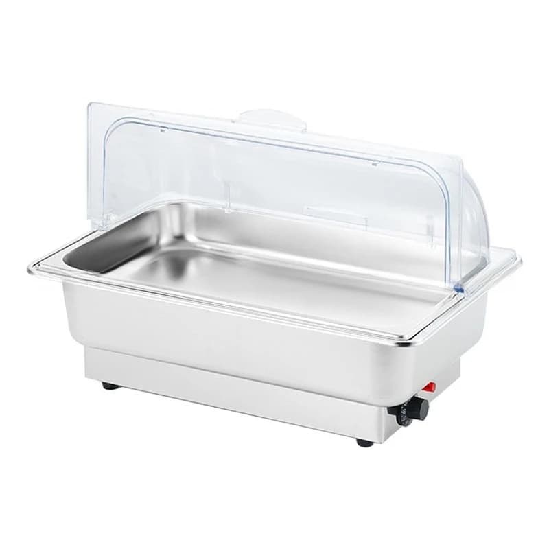 Commercial Stainless Steel Electric Food Warmer Square Desktop Buffet Stove Constant Temperature Insulation Table For Hotel