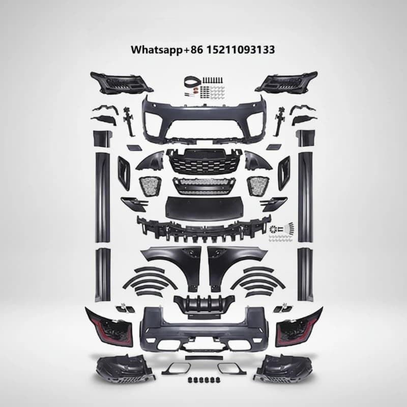 Black Support OEM Upgrade Modification Body Kit  Car Accessories Auto Parts Body Kit for  Sport 2014 up Sport 2018 SVR