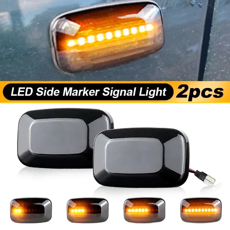 Para Toyota Hilux LN140 LN150 LN160 LN170 1997 1998 1999 2000 2001 2002 2003 2004 2005 luces Led dinámicas de señal de giro late