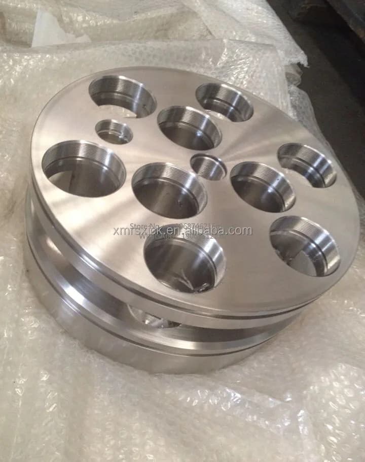 Hydraulic Pump Block for Stainless Steel 321 CNC Machined Piston Shell Ring Hydraulic Component