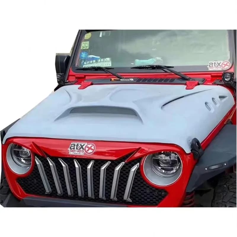 Zuimi High-end Gobison Hot Sales Angry Hood Bonnet Car Offroad 4x4 Auto Accessories Car Hood For Gladiator JT