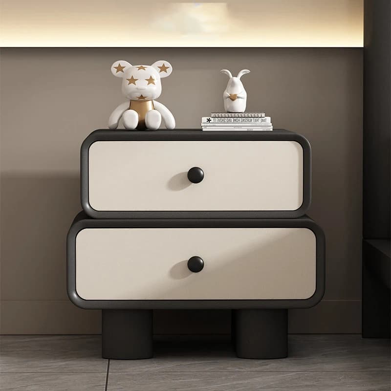 Premium Aesthetic Elegant Hidden with bedroom drawer Bedside table Nightstands Modern mesa auxiliar de cama Bedroom Furniture