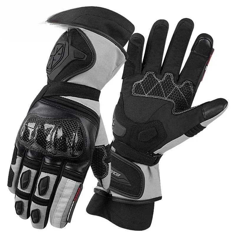 Motorcycle, motorcycle, travel, knight gloves, warm in autumn and winter, riding locomotive, anti-drop racing car, waterproof