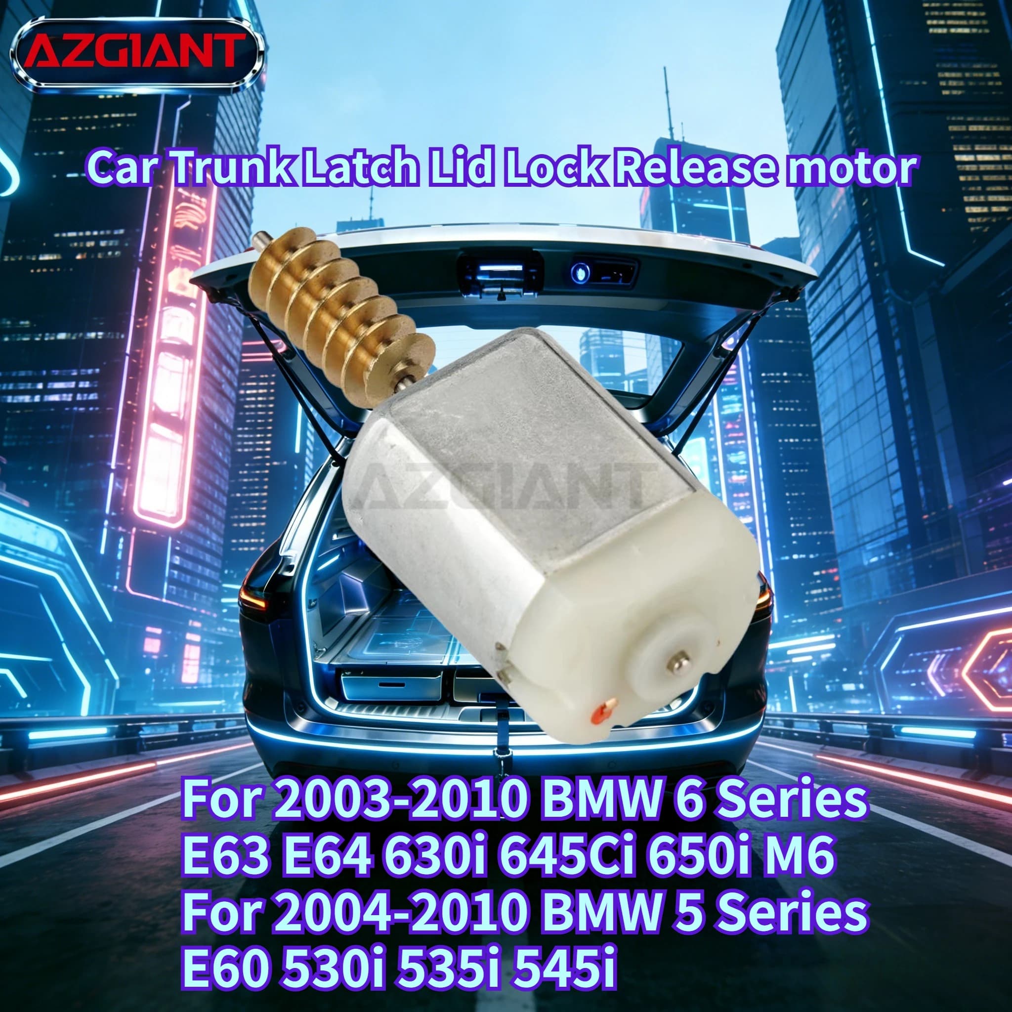 For 2003-2010 BMW 6 Series E63 E64 630i 645Ci 650i M6 Car Trunk Latch Lid Lock Release motor New high-quality replacement parts