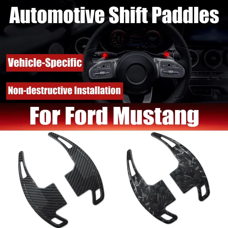 Suitable for Ford Mustang car series, steering wheel shift paddles, special for the car, interior products, non-destructive inst