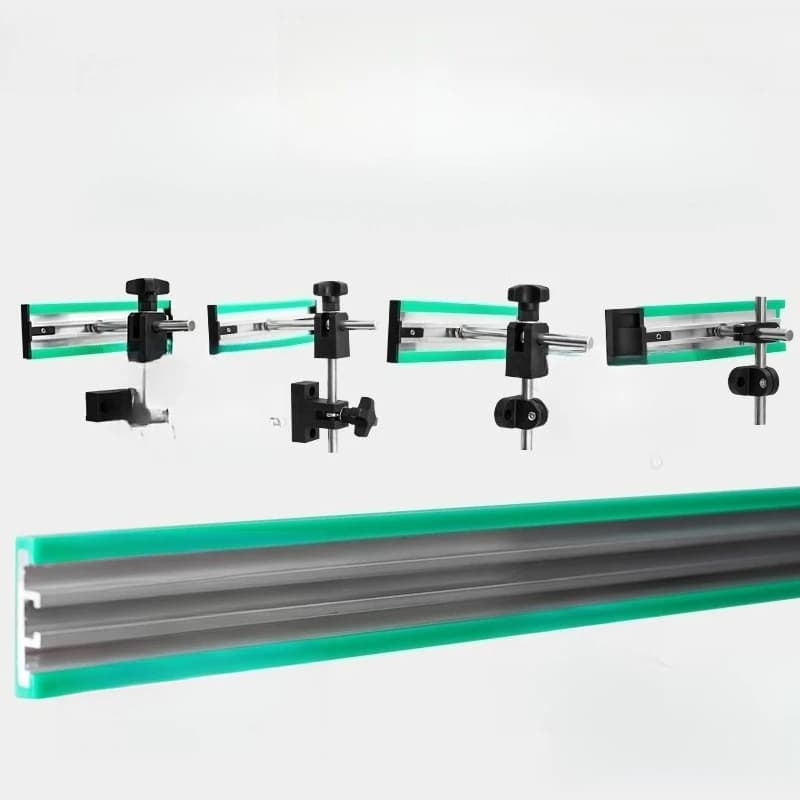 Aluminum alloy baffle at the edge of the assembly line, conveyor fixing bracket