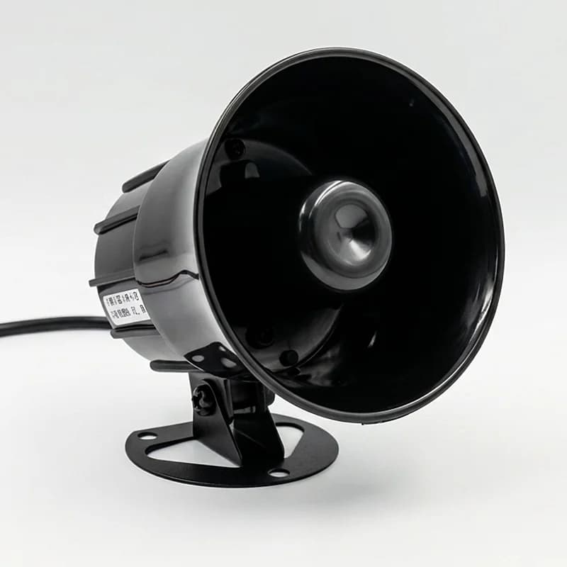 Intelligent industrial MP3 voice alarm 12V DC car alarm speaker USB MP3 player 30W power, ideal for auto parts