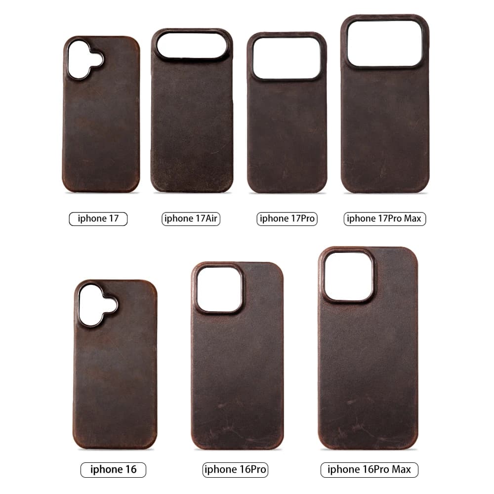 for Magsafe Case for iPhone 18 17 16 15 Pro Max 17Pro Air 18Pro Genuine PULL-UP Leather Retro Luxury Magnetic Phone Back Cover