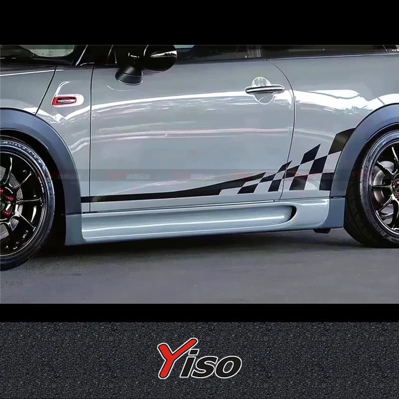 Suitable for MINI COOPER F56 F55 JCW Garbino Side Skirt Carbon fiber Aerodynamic kit MINI COOPER Modified Garbino Side Skirt