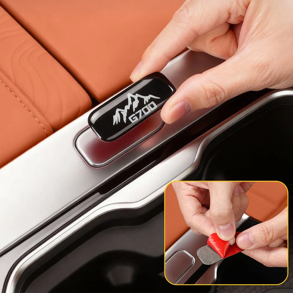 Handrail Box Switch Button Sticker For Chery Jetour G700 2025 2026 Car Modification Accessories Fashion Decorative Stickers