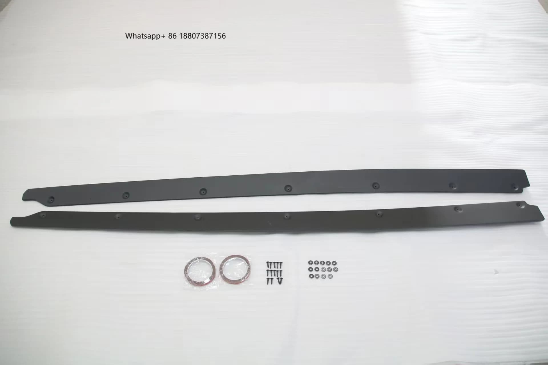 High Quality Carbon Fiber Side Skirts Door Extension Lip forAudi R8 V10 Gen 2 2016 - 2019