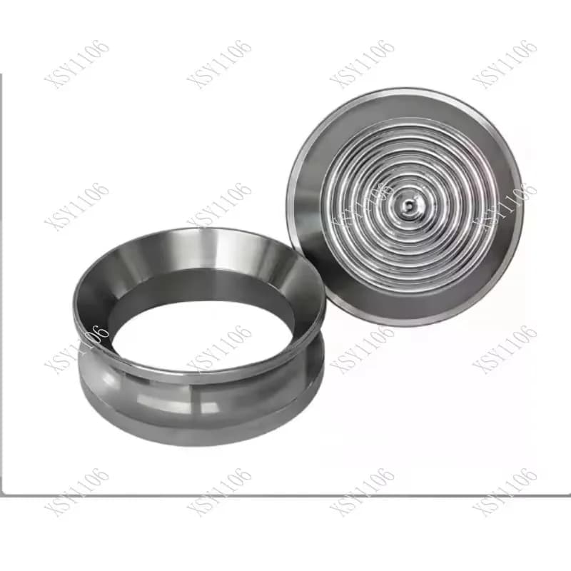 2-in-1 Moka Pot Powder Dispenser 304 Stainless Steel Gravity Tamper for 1/2/3 Valve
