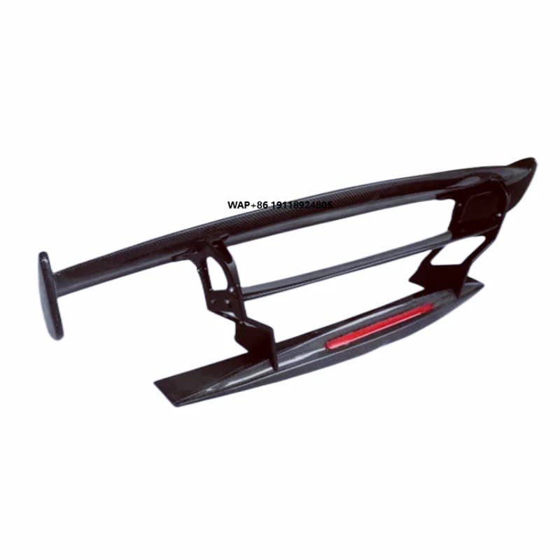 BS Style Carbon Fiber Rear Spoiler Wing for  GT GTS GTR Rear Tail Body Kit Retrofit Accessories