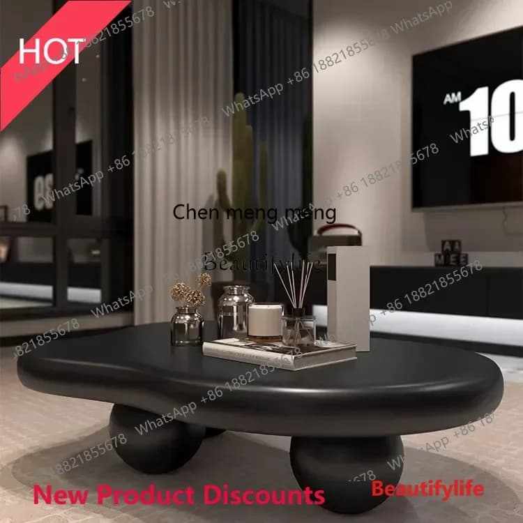 style NEWModern simple cloud coffee table small apartment irregular casual coffee table ss 8617