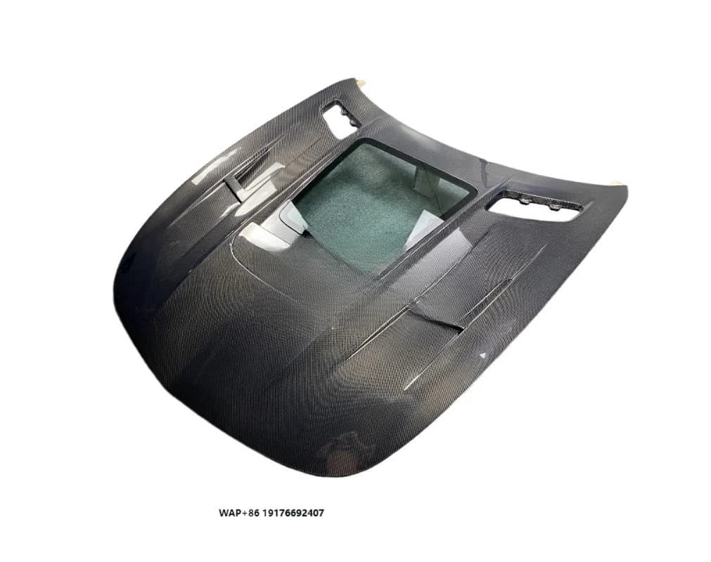 Carbon Fiber Engine Hood for GT GTS GTC GTR